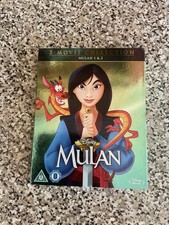 Mulan/Mulan 2 Blu-ray (2018) 2 Film New Sealed With Slip Cover Disney Classic