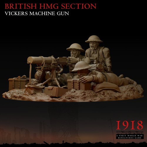 28mm ww1 british vickers - 28mm,