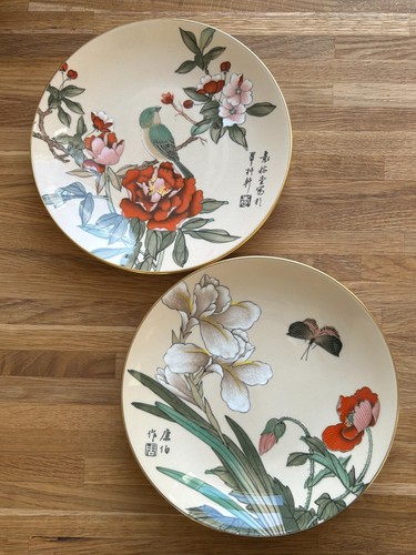 Pair crown staffordshire bone - pair,