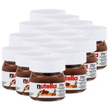 Ferrero Nutella Glass Mini Jars 15x25g