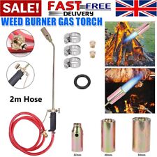 Propane Butane Gas Torch Burner Blow Plumbers Roofers Roofing Brazing & 2M Hose