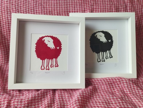 Herdwick sheep red - , black