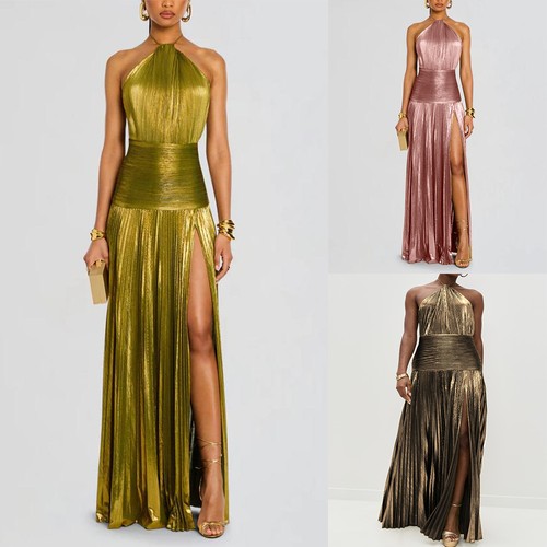 Lady ruched backless - backless, maxi