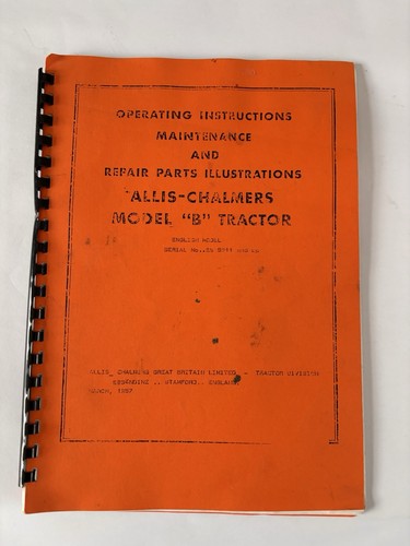 Allis chalmers model - allis-chalmers,