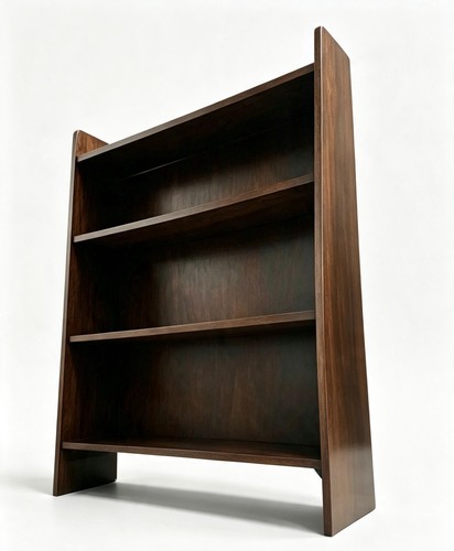 Antique mahogany open - antique, bookcase