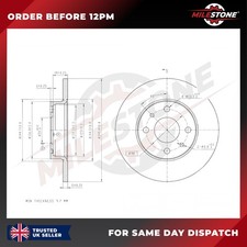 2X BRAKE DISC FOR YUGO SANA
