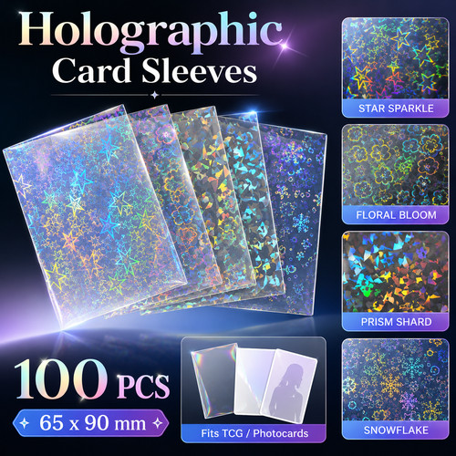 100pcs holographic card - holographic,