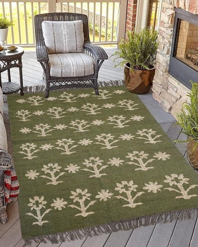 Kilim wool jute - kilim, rug