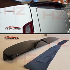 REAR TWIN BARN DOOR ROOF SPOILER FOR 2012-2022 FORD TRANSIT CUSTOM GLOSS BLACK