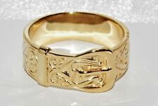9ct Gold on Silver Mens Chunky
