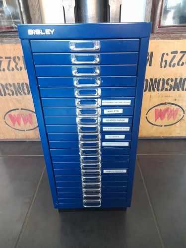 Bisley drawer blue - 20,