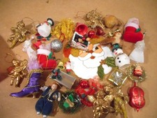 Vintage christmas baubles - vintage,