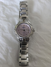 Ellesse Ladies Wrist Watch Pink Dial Date Quarts