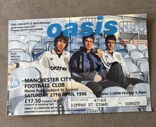 Rare OASIS Gig Ticket 27 April