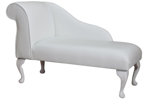 Vinyl white chaise - white,