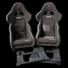 Ford Focus ST225 Black SECA Bucket Seats, w. Direct Fit Subframes