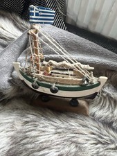 Vintage Fishing Model Boat