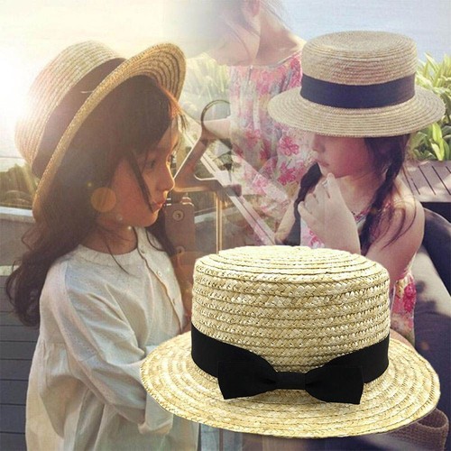 Child girls summer - summer, straw