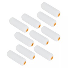 1/10Pcs MINI FOAM PAINT ROLLER 4" SLEEVES PAINTING DECORATING SPONGE ROLLERS