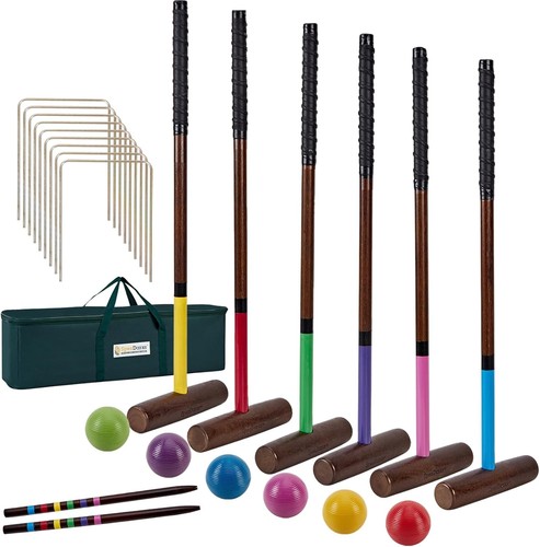 Six player croquet set - six,