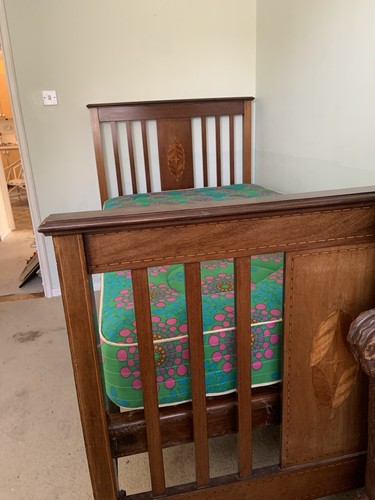 Vintage 3ft6 mahogany bed - 3ft6”mahogany,