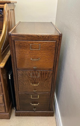 Beautiful three drawer antique - drawer,