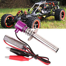 6V-24V RC Electronic Glow Plug Starter Igniter for Nitro RC Cars  Engine Purple