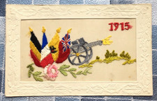 WW1 SILK EMBROIDERED POSTCARD