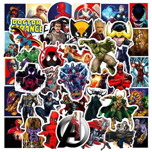 Marvel stickers hydro flask - marvel,