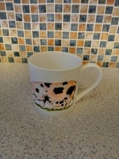 HOLLYWELL Bone China 18fl Oz PIG AND PIGLET Mug Hand Decorated (Almost A Pint)