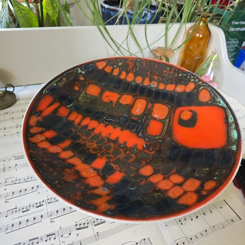 Poole pottery delphis charger - poole,