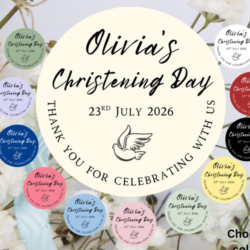 Personalised christening
