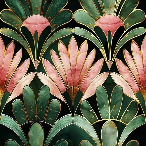 20x green pink pastel - 20x, deco