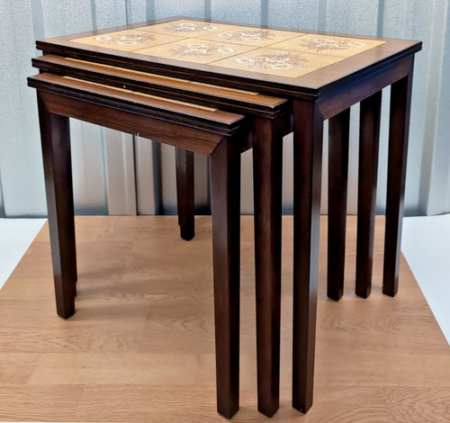 Vintage danish teak nest - danish,