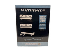 Ultimate Support MS-80B Desktop Monitor Stands – Adjustable Isolation Pair w/Box