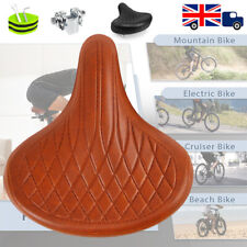 BUCKLOS Retro Bike Wide Big Bum Saddle Comfort Sporty Oversize Cushion Pad Seat