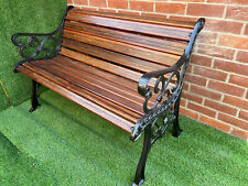 Rustic Cast Iron Garden Bench & Patio Bench garden Furniture