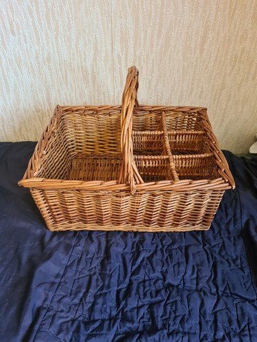 Wicker picnic basket - picnic, vintage
