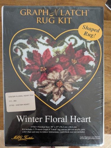 Winter floral heart shaped - winter,