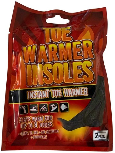 Toe warmer insoles - pairs,