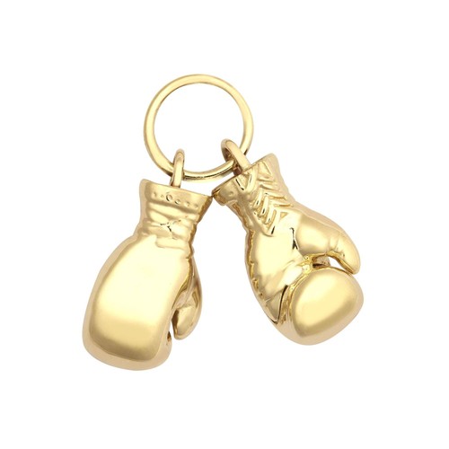 9ct yellow gold pair boxing - 9ct,