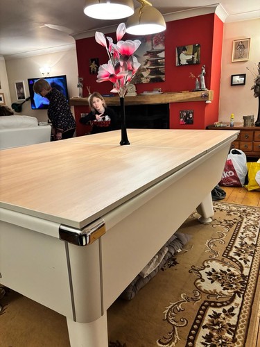 Pool dining table - table, slate