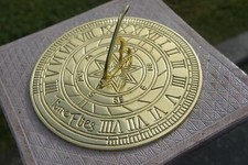 Polished Brass 'Time Flies'