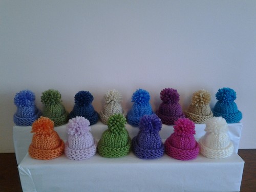 Hand knitted egg - hand,