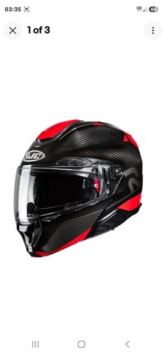 Hjc rpha carbon - flip, front