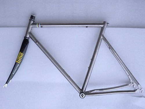 Titanium frame time fork with - fork,