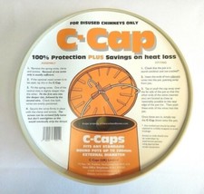 C CAP Buff Chimney Capping Cowl fits disused Chimney Pots Up To 11" 280mm C-Cap