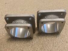 2 x Jenvey Adapter SU / Stromberg To 50mm SF 4 Bolt Alloy Flange - 30mm High