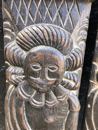 Panels antique carved - antique, oak