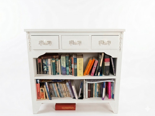 French style white bookcase - style, /
